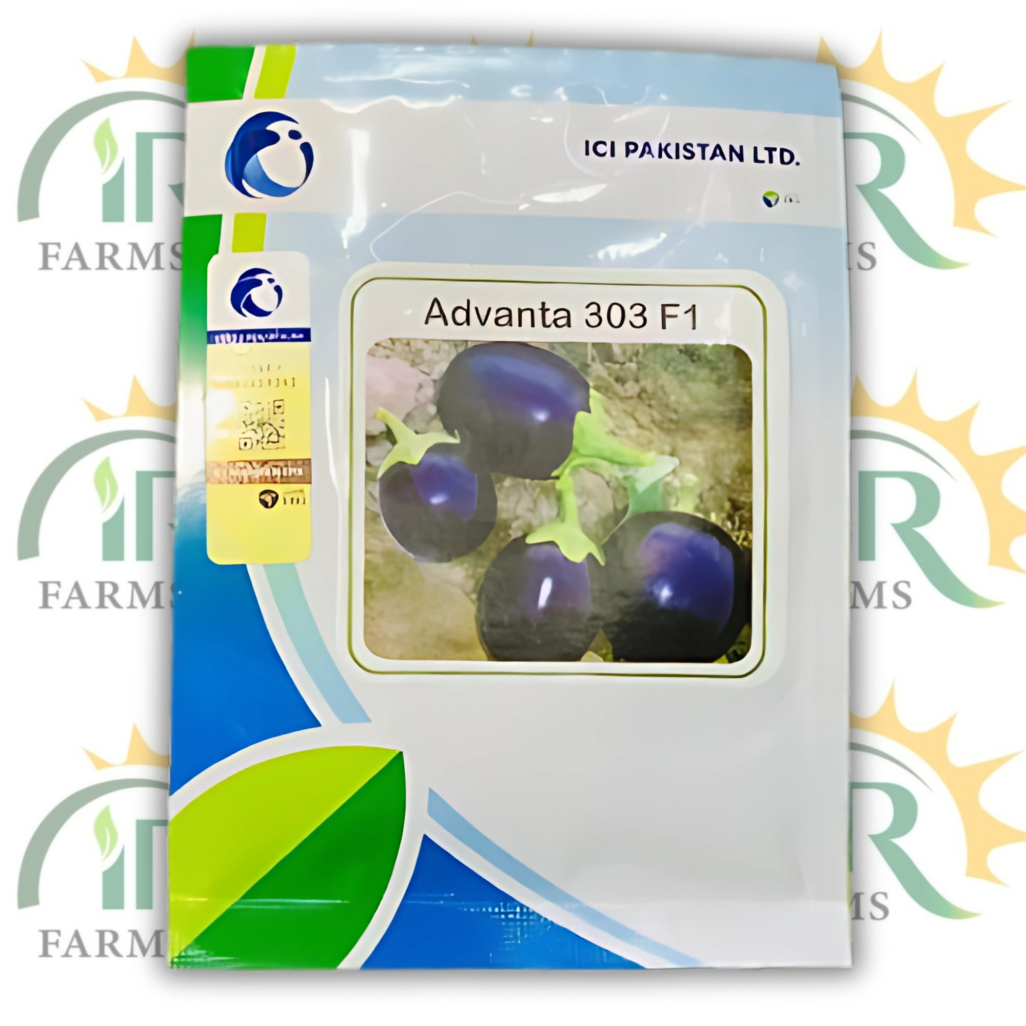 Egg Plant Advanta 303 F1 – 10gm | ICI Pakistan | High Yield Brinjal Hybrid Seed