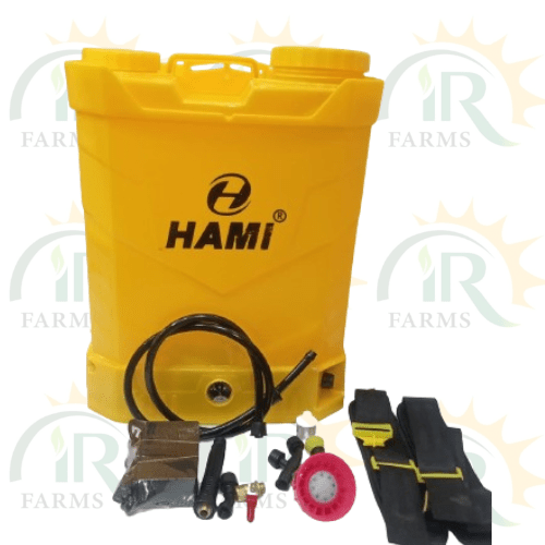 Agro Power Presents HAMI Double Pump Battery Sprayer 12V 18AH 2.5Amp Double Pump Battery sprayer - IR Farm