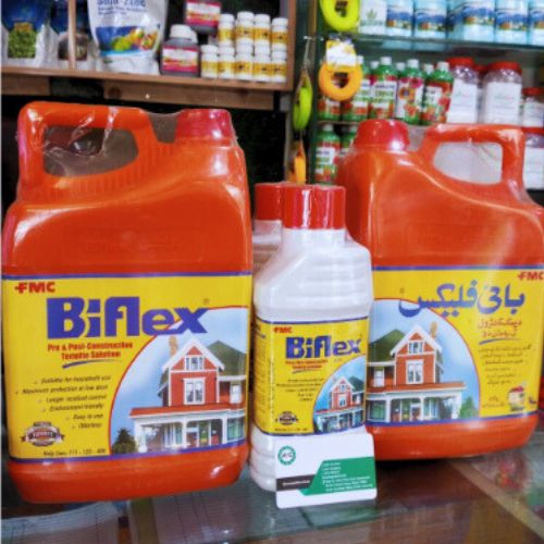 Three bottles of Biflex termite solution