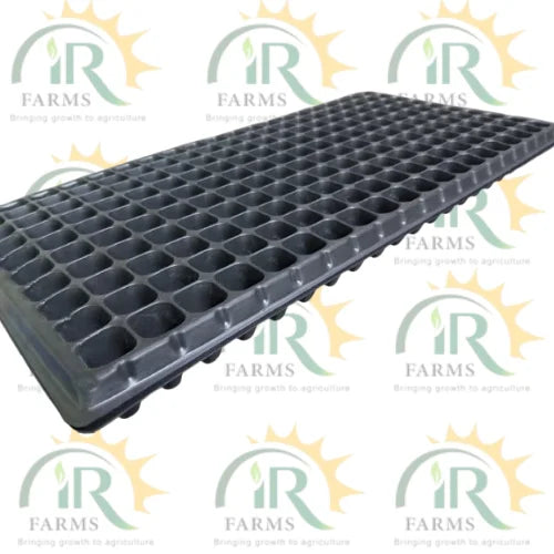 black plastic seedling tray 200 holes 