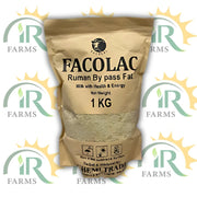 Facolac 1KG Facolac Ruman By pass Fat 84 percent, Milk with health and energy Chemi Trade, More Milk, Better Yield and Fertility