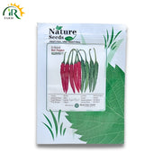 Chilli Noorani F1 Hybrid Hot Pepper Seeds – Moonstar 10GM Mirch Beej for High-Yield, Uniform Red/Green Chillies.
