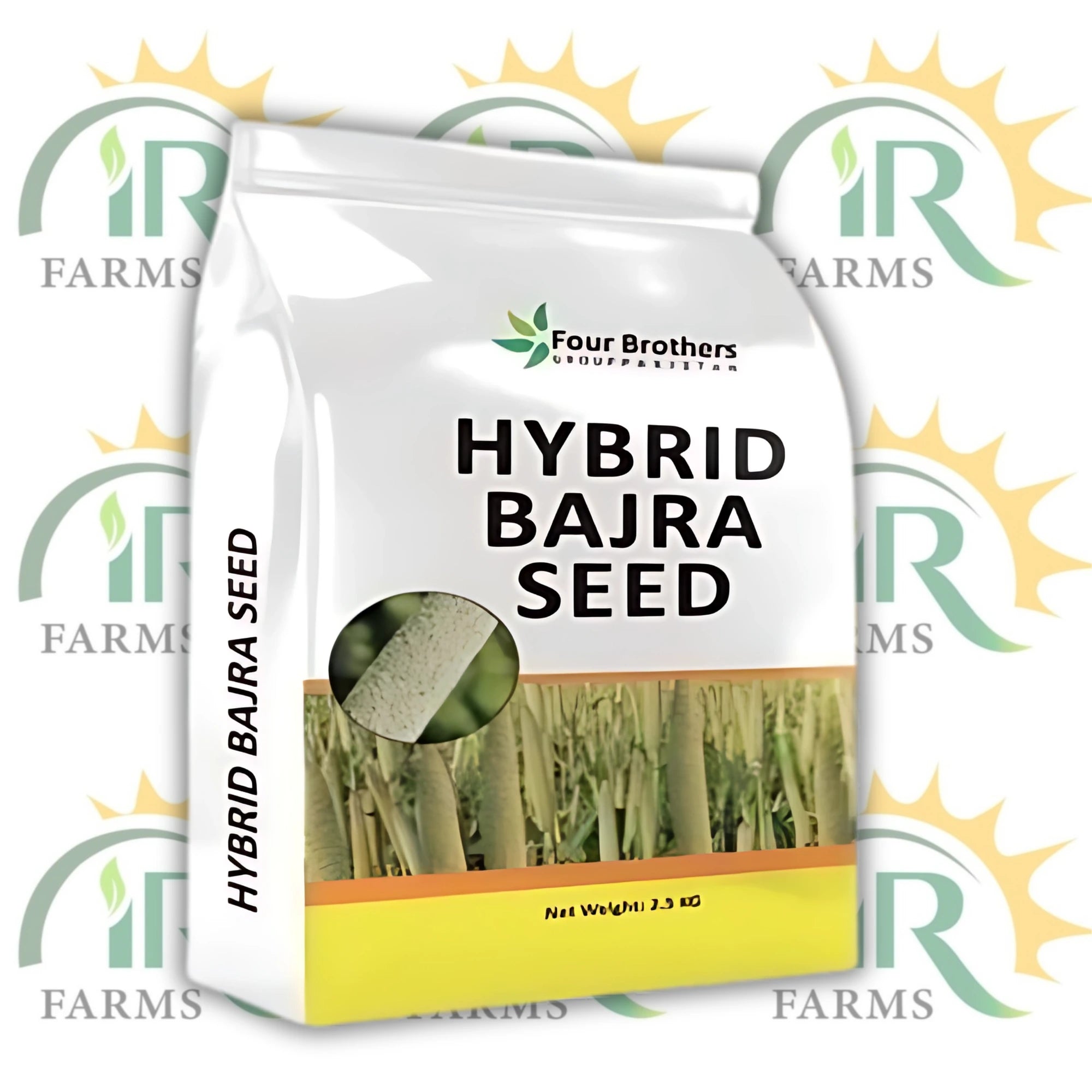 Hybrid Bajra 2.5kg – 86M84 Long Grain Pearl Millet Seed | Four Brothers (Bio Traders, Tarzan)