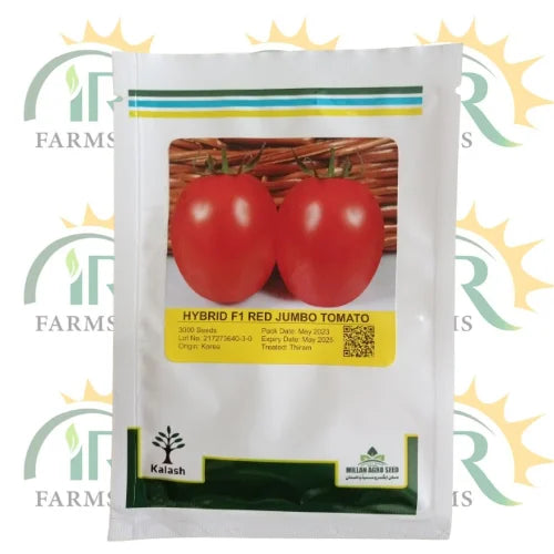 hybrid f1 red jumbo tomato millan agro seed