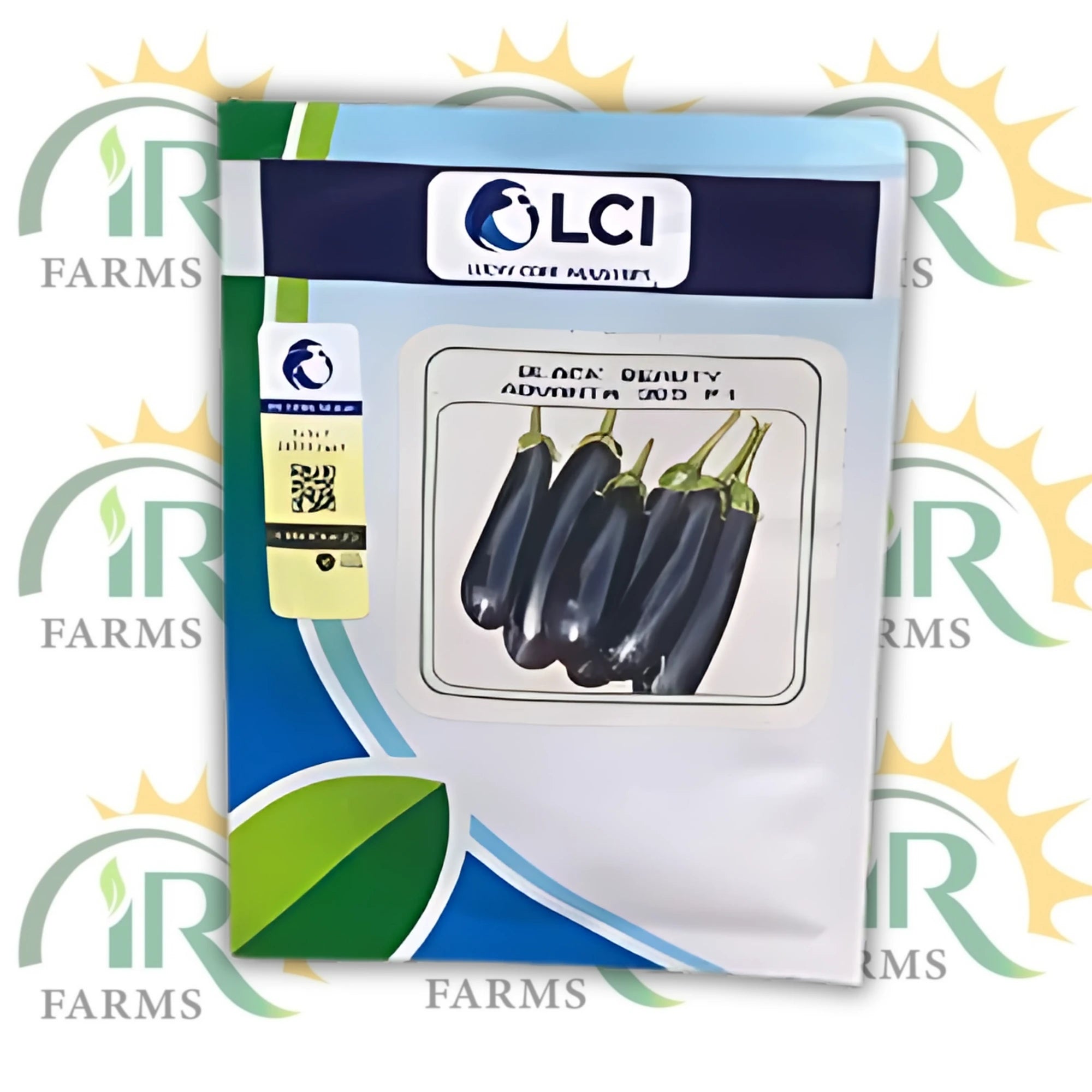Long Brinjal F1 Hybrid – 10gm | Advanta 305 | ICI Pakistan LCI | Black Eggplant Vegetable Seed بینگن سیڈ