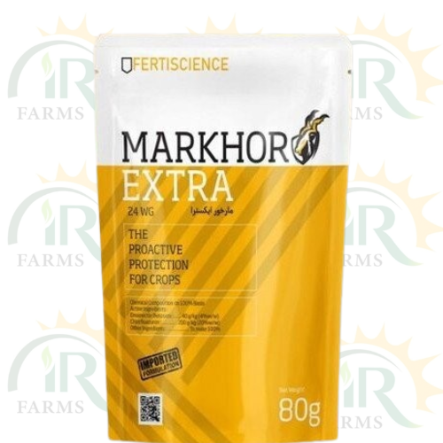 Markhor Extra 24WG 80GM Insecticide Fertiscience Pakistan Emamectin Benzoate + Chlorfluazuron The Proactive Protection For Crops Cabbage Beet Armyworm IR Farm