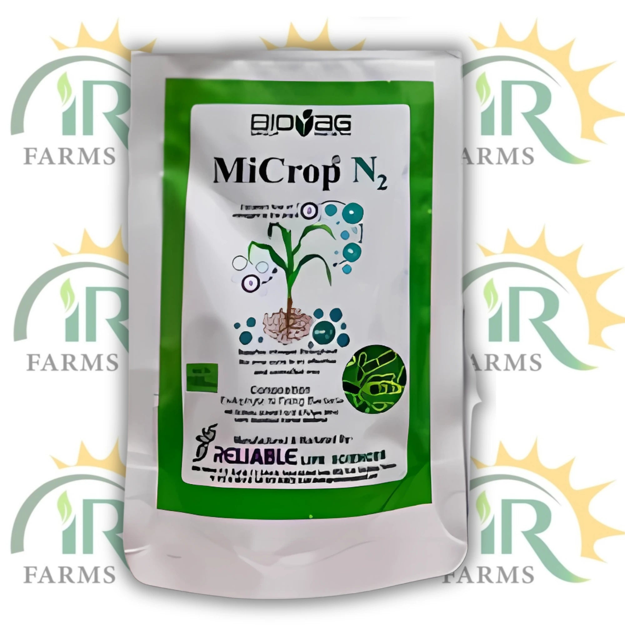 Microp N2 Bacteria 100GM – Nitrogen Fixing Bio Fertilizer for All Crops | Bio Ag Services Pakistan