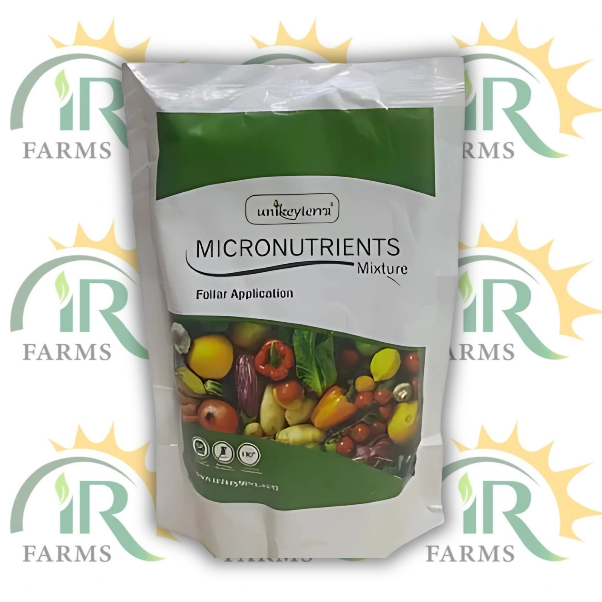 Micronutrients Mixture Foliar Spray – 500GM | Unikeyterra Turkey | Fe Zn Mn Cu B Mo S | For Healthy Plant Growth