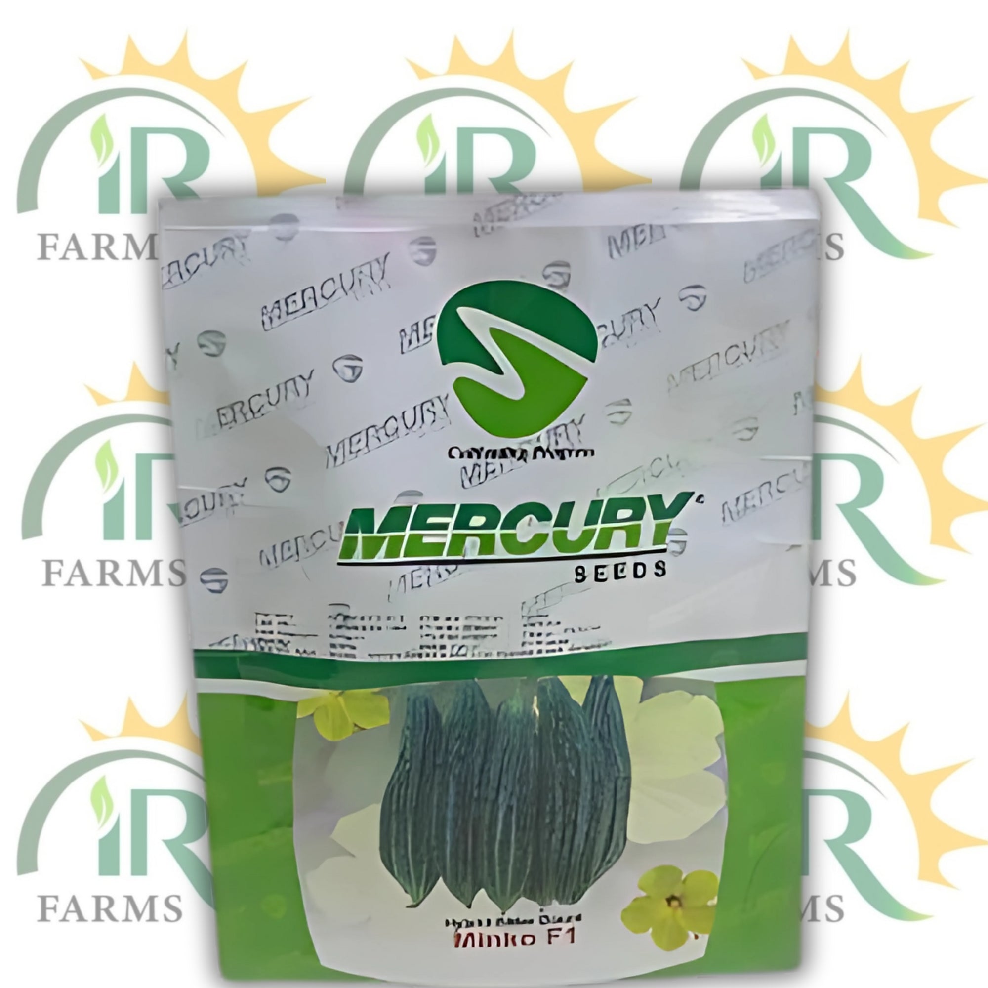 Minko F1 Hybrid Karela 50GM Bitter Gourd Seeds - Imported Seeds Thailand - Excellent Germination - Vegetable Mercury Seeds