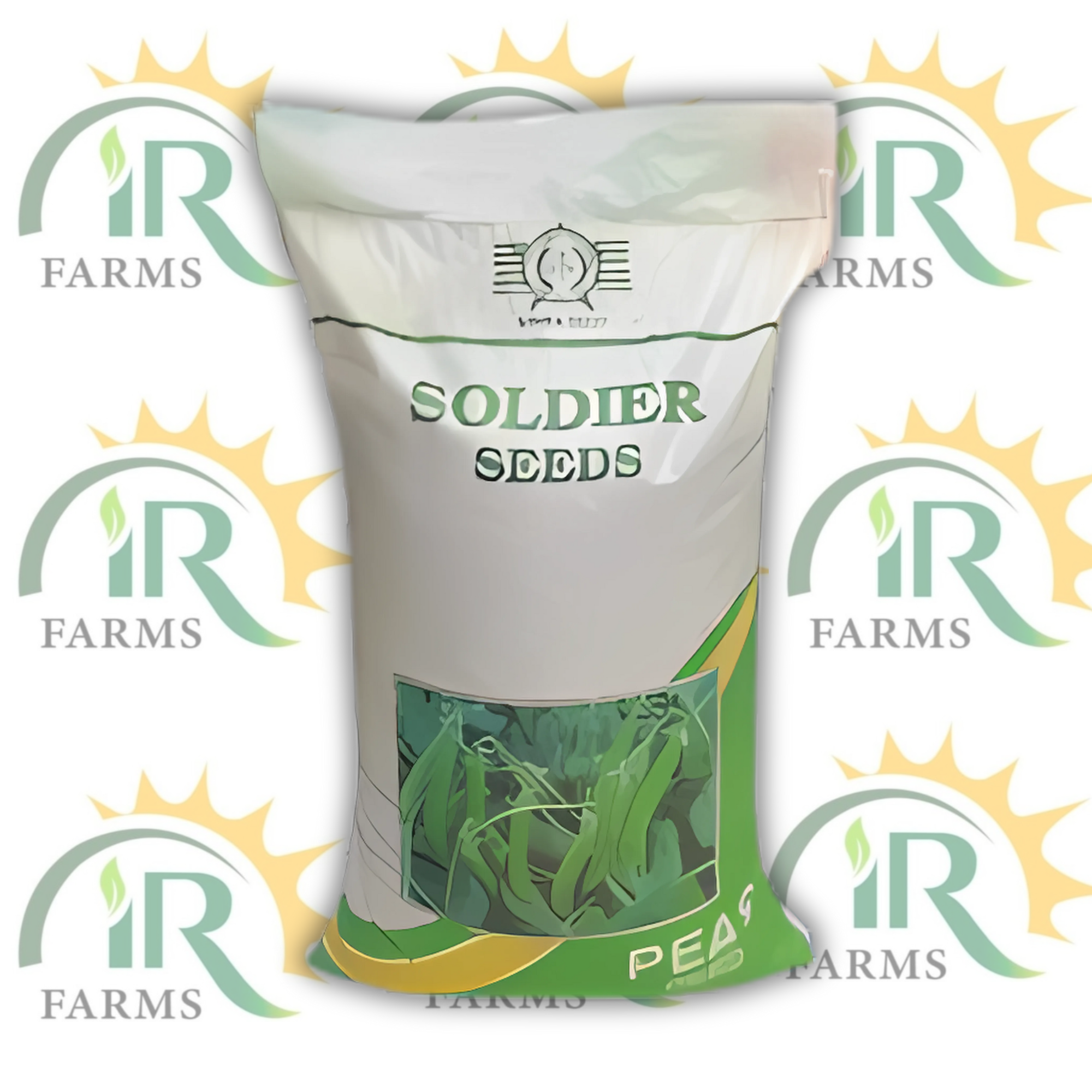 Peas Classic Pak – 15kg | Pencil-Type Matar Beej (مٹر کے بیج) | High-Yield Pea Seeds by Soldier Seed Corporation