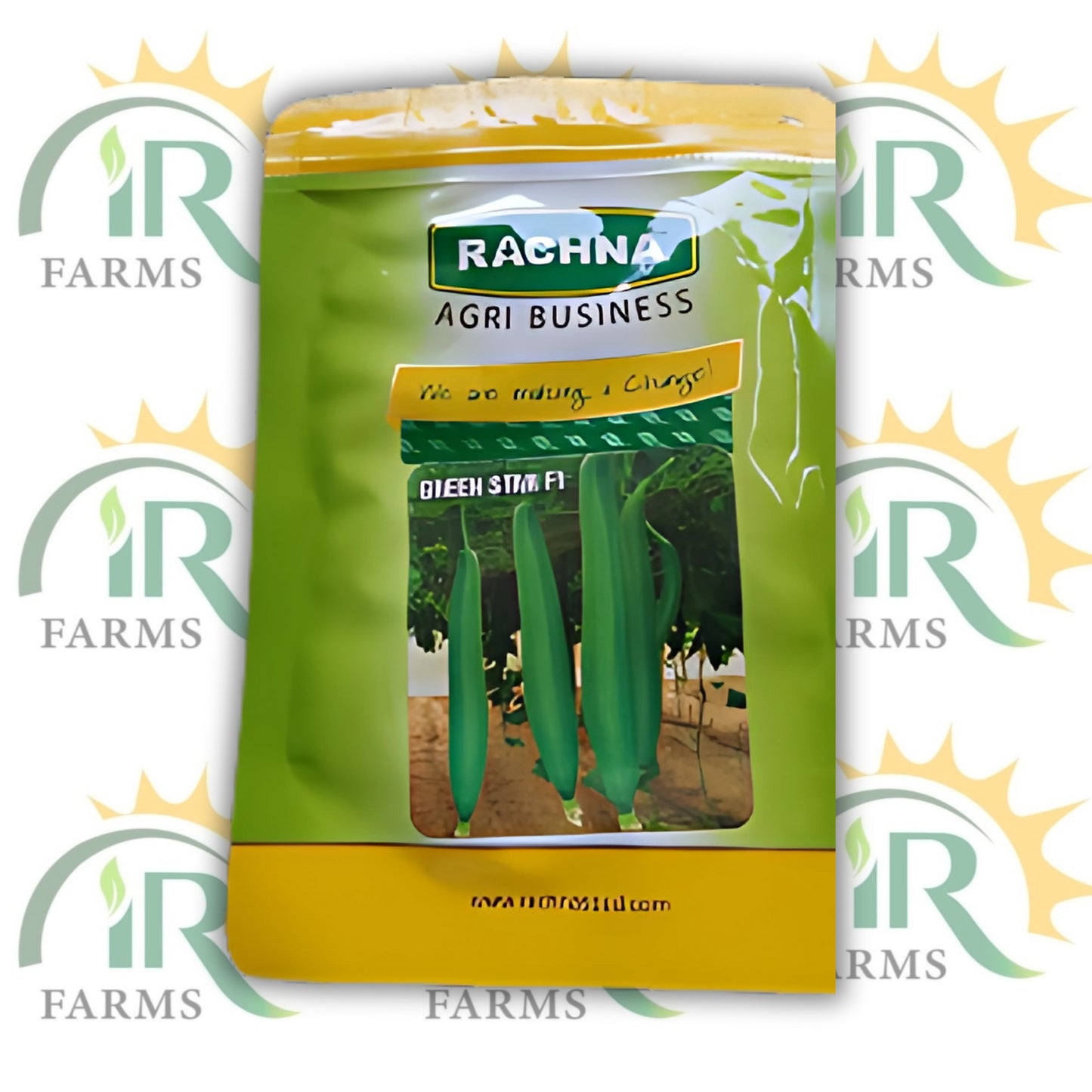 Green Star F1 Ridge Gourd Hybrid Seeds – 50gm | High-Yield, Fast-Growing | Rachna Agri Business