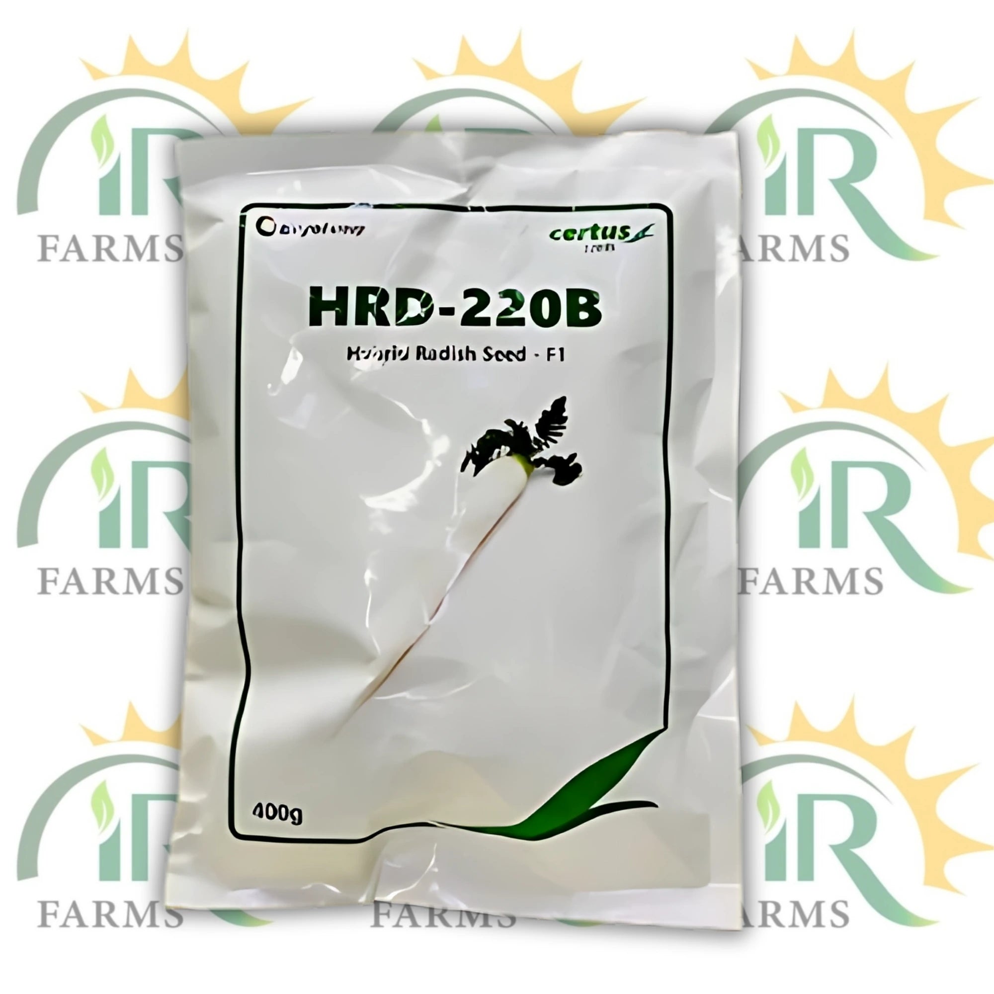 Hybrid Radish Seed F1 HRD-220B – 400gm | Combagro Certus by Evyol Group (Kanzo Mooli Beej)