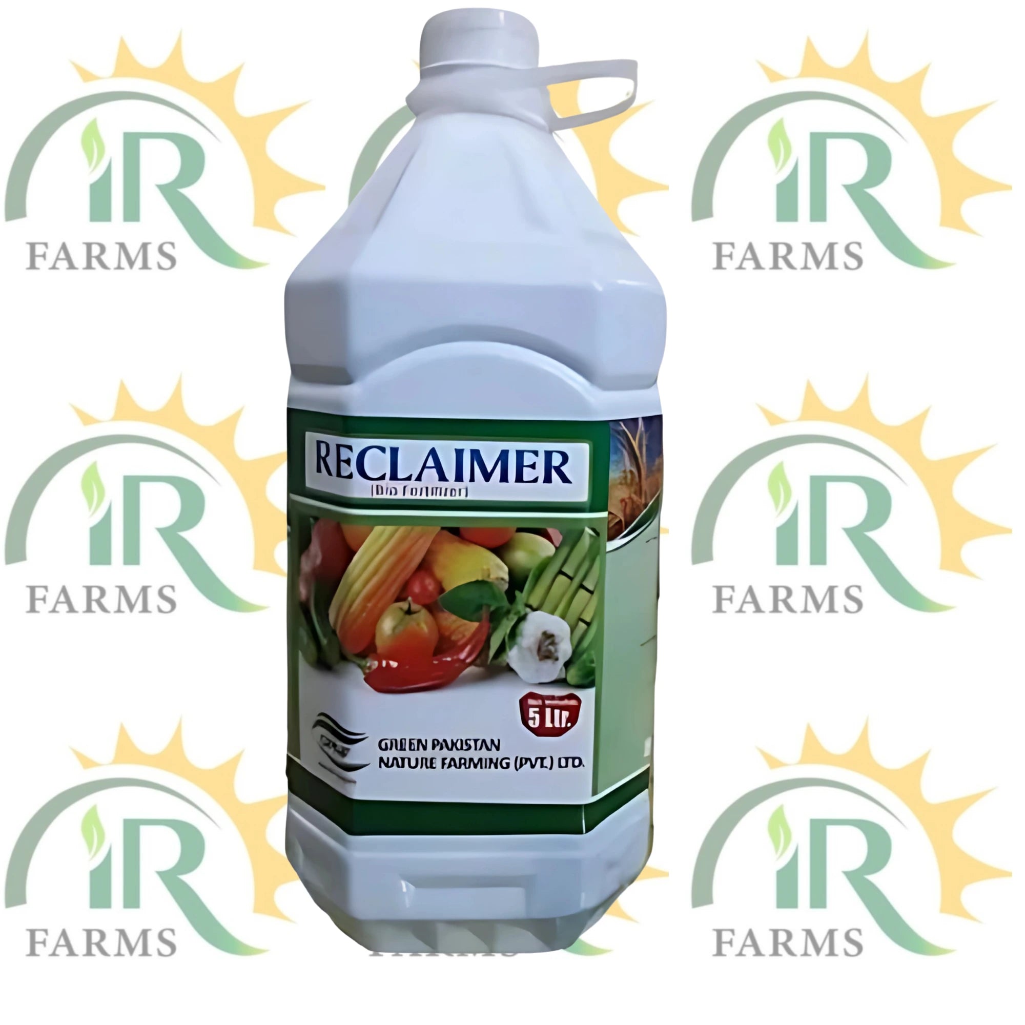 Reclaimer Liquid Bio Fertilizer – 5L | Organic Nano Fertilizer with Azotobacter & Azospirillum | Green Pakistan Nature Farming