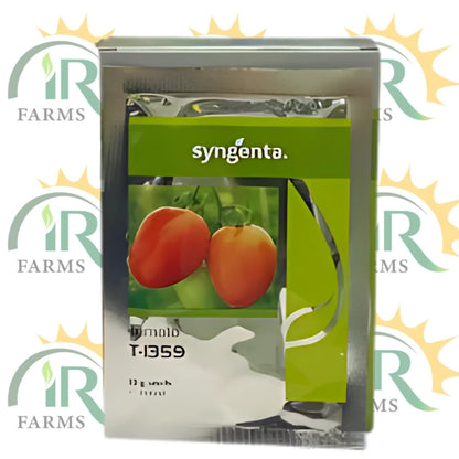 1359 Tomato Hybrid F1 Seed – 10GM | Treated with Thiram & Carbendazim – Syngenta Pakistan
